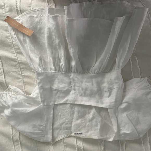 Reformation Tops - Reformation, XS, White, Linen Top